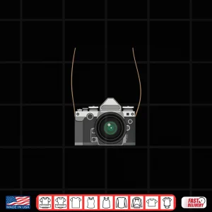 Design Fake Tourist Vintage Camera Photographer Vacation Shirt