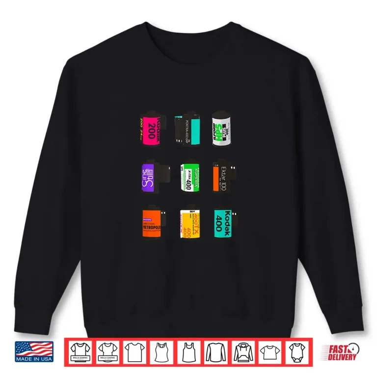 Sweatshirt Film Photography Photographer Gift 35Mm Film Gift Shirt