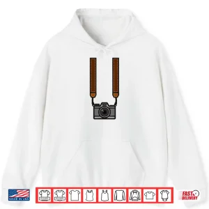 Hoodie Photographer Costume Halloween Tourist Graphic Shirt