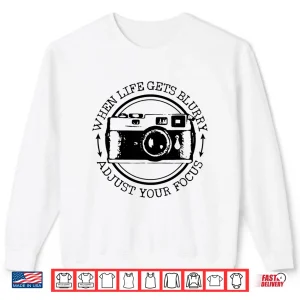 Sweatshirt Photographer Gift Vintage Camera Funny Photography Shirt