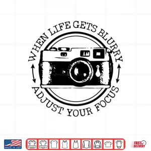 Design Photographer Gift Vintage Camera Funny Photography Shirt