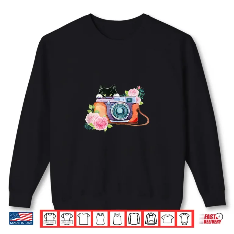 Sweatshirt Photography And Cat Lover T Shirt Photographer Tee Shirt