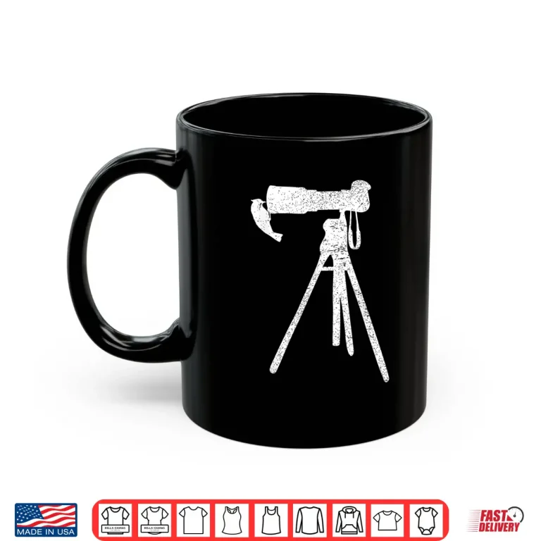 Mug Retro Vintage Distressed Bird Photographer Wildlife Shirt