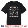 What Part Of Dont You Understand Photography Saying Shirt