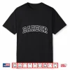 Barber Funny Athletic Lettering Hairstylist Gifts Men Shirt