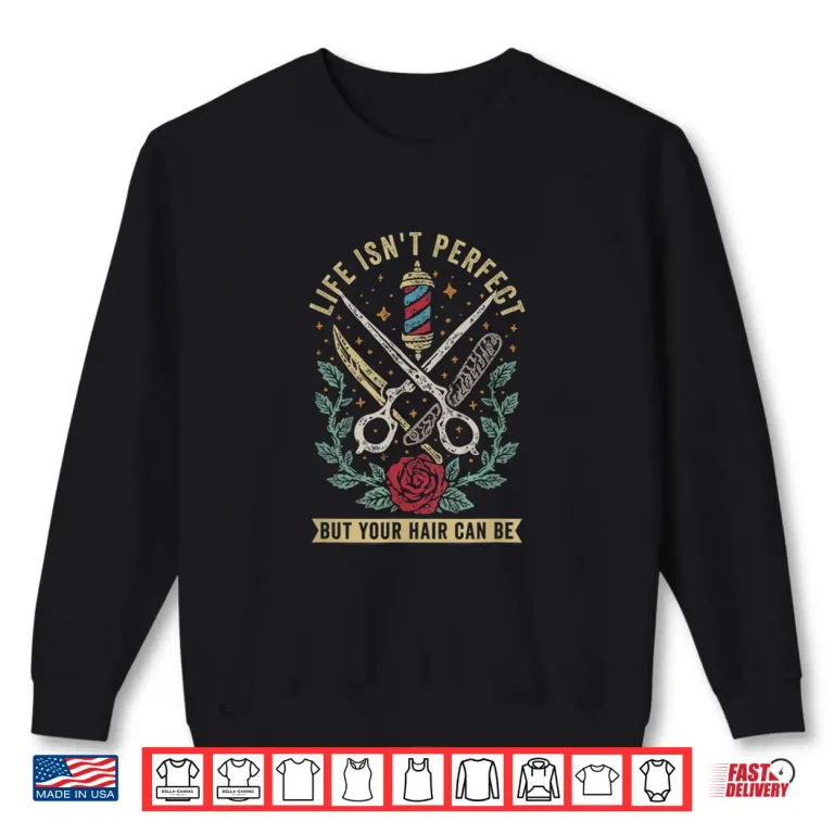 Sweatshirt Barber Gift Hairdresser Hairstylist Barbershop Shirt