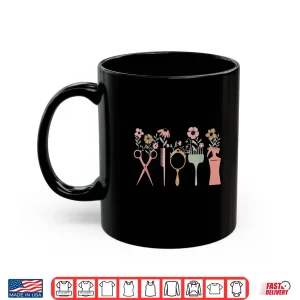 Mug Hair Stylist Hairdresser Floral Salon Men Women Shirt
