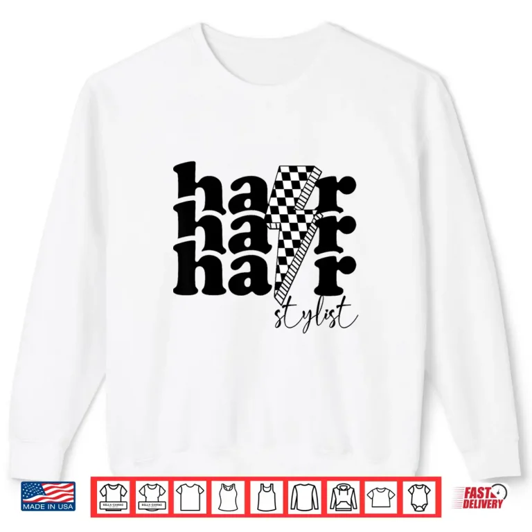 Sweatshirt Hair Stylist Retro Professional Hairstylist Shirt