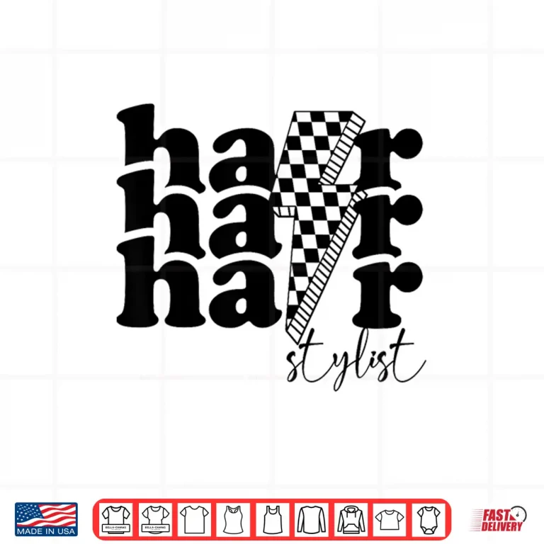 Design Hair Stylist Retro Professional Hairstylist Shirt