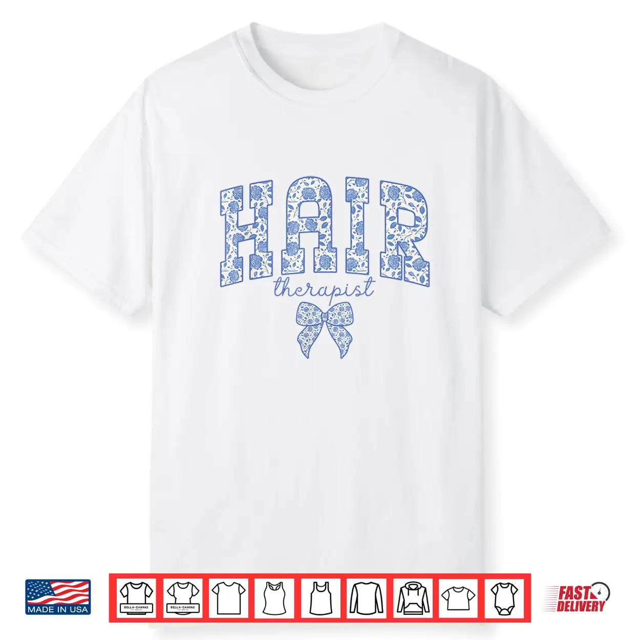 Hair Therapist Coquette Bow Cosmetology Graduation Shirt Hair Therapist Coquette Bow Cosmetology Graduation Shirt