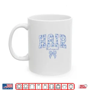 Hair Therapist Coquette Bow Cosmetology Graduation Shirt 3 Mug Hair Therapist Coquette Bow Cosmetology Graduation Shirt