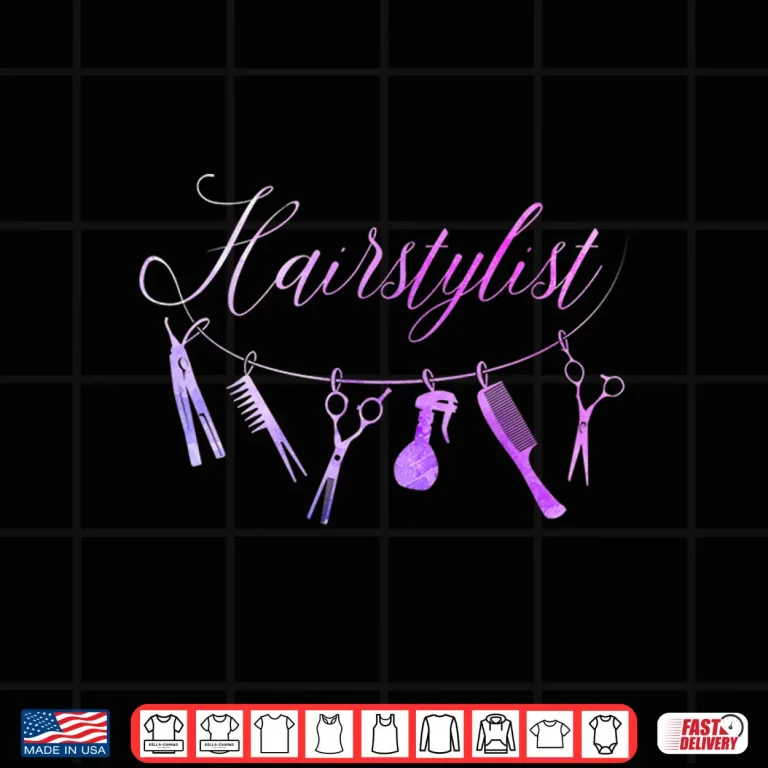 Design Love Hairstylist Hairdresser Hair Stylist Funny Shirt