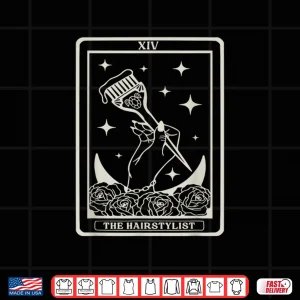 The Hairstylist Tarot Card Hair Stylist Graphic Shirt 4 Design The Hairstylist Tarot Card Hair Stylist Graphic Shirt