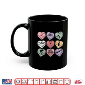 Mug Vintage Hairstylist Valentines Day Hair Stylist Shirt