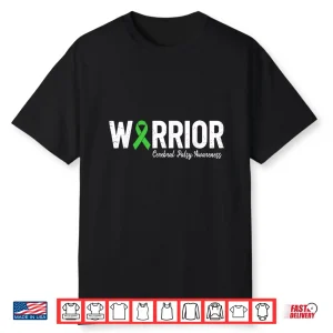 Cerebral Palsy Warrior Cp Green Ribbon Awareness Shirt