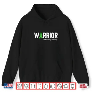 Hoodie Cerebral Palsy Warrior CP Green Ribbon Awareness Shirt 1
