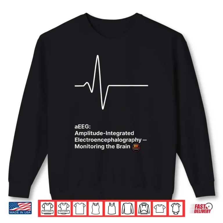 Sweatshirt Aeeg Amplitude Integrated Brain Monitoring Medical Shirt 1