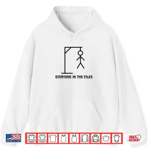 Hoodie Everyone In The Files Funny Hangman Office Joke Shirt 1