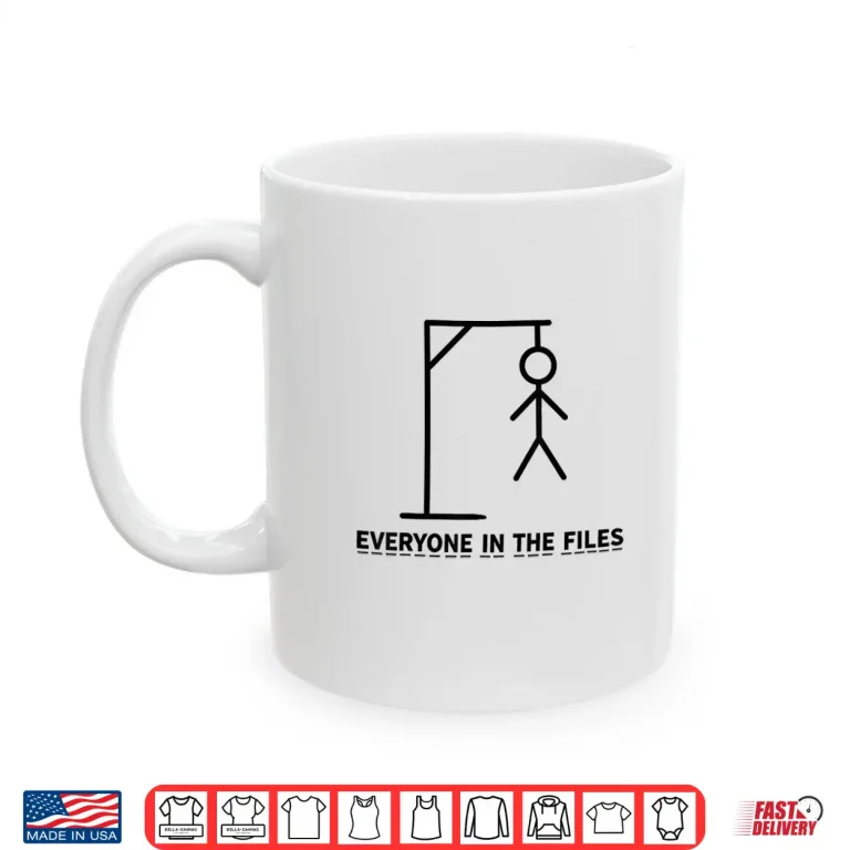 Mug Everyone In The Files Funny Hangman Office Joke Shirt 1