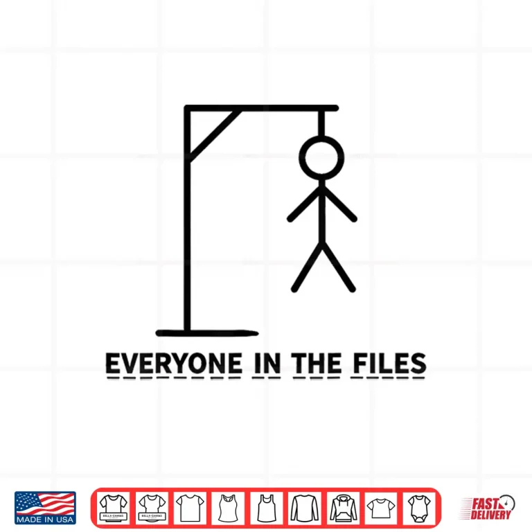 Design Everyone In The Files Funny Hangman Office Joke Shirt 1