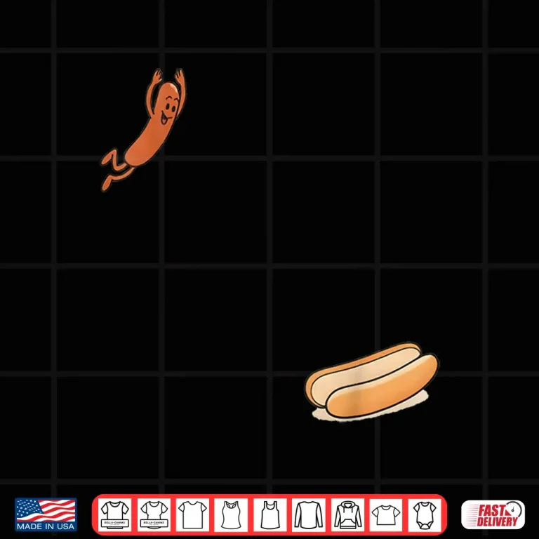 Hotdog High Dive Funny Cartoon Food Humor Shirt 4 Design Hotdog High Dive Funny Cartoon Food Humor Shirt 1