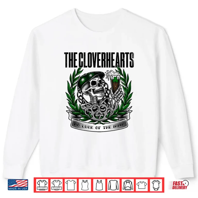 Sweatshirt No Luck Of The Irish Bold Sarcastic Statement Shirt 1