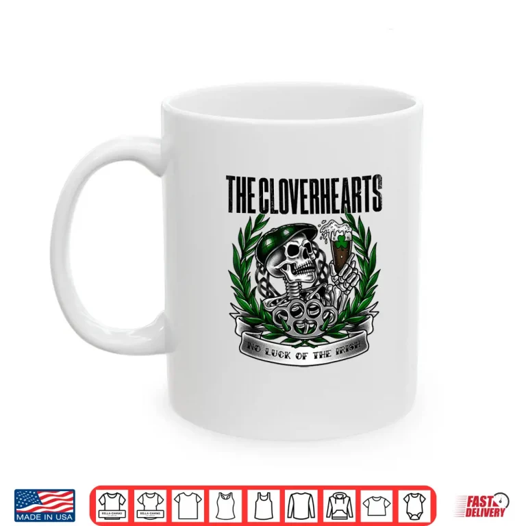 Mug No Luck Of The Irish Bold Sarcastic Statement Shirt 1