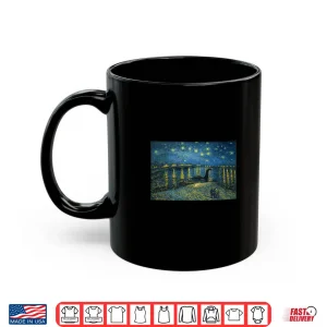 Starry Night Over The Rhone Van Gogh Art Shirt 3 Mug Starry Night Over The Rhone Van Gogh Art Shirt 1