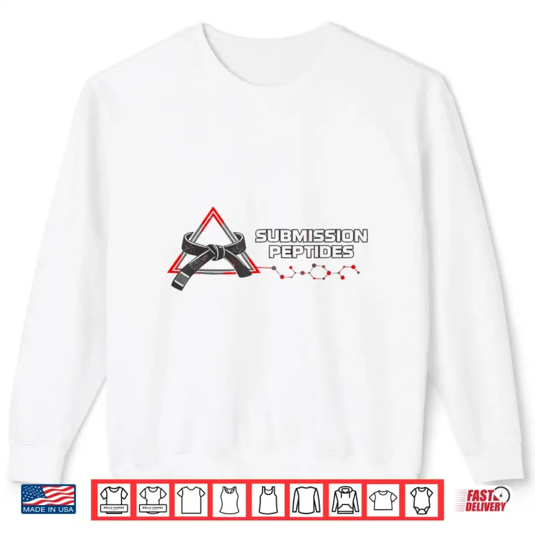 Sweatshirt Jiu Jitsu Recovery Peptides Combat Sports Fitness Shirt