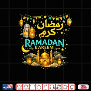 Design Ramadan Mubarak For Kids Eid Al Fitr Holiday Shirt
