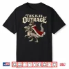 This Is An Outrage Funny Princess Cat Donut Graphic Shirt