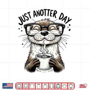 Design Coffee Lover Otter Funny Quote For Barista Cute Sea Otter Shirt