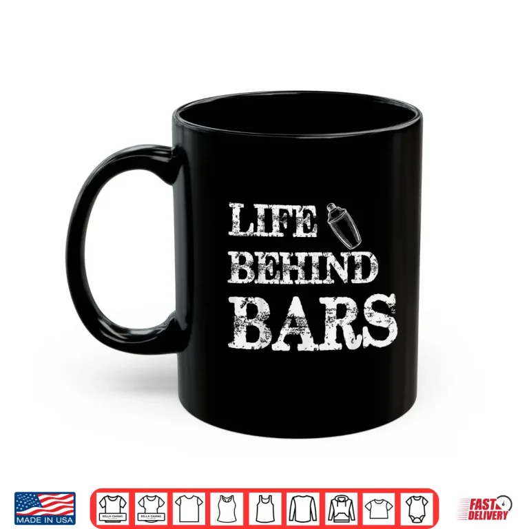 Mug Bar Quote Bartender Funny Bartending Gift Men Women Shirt