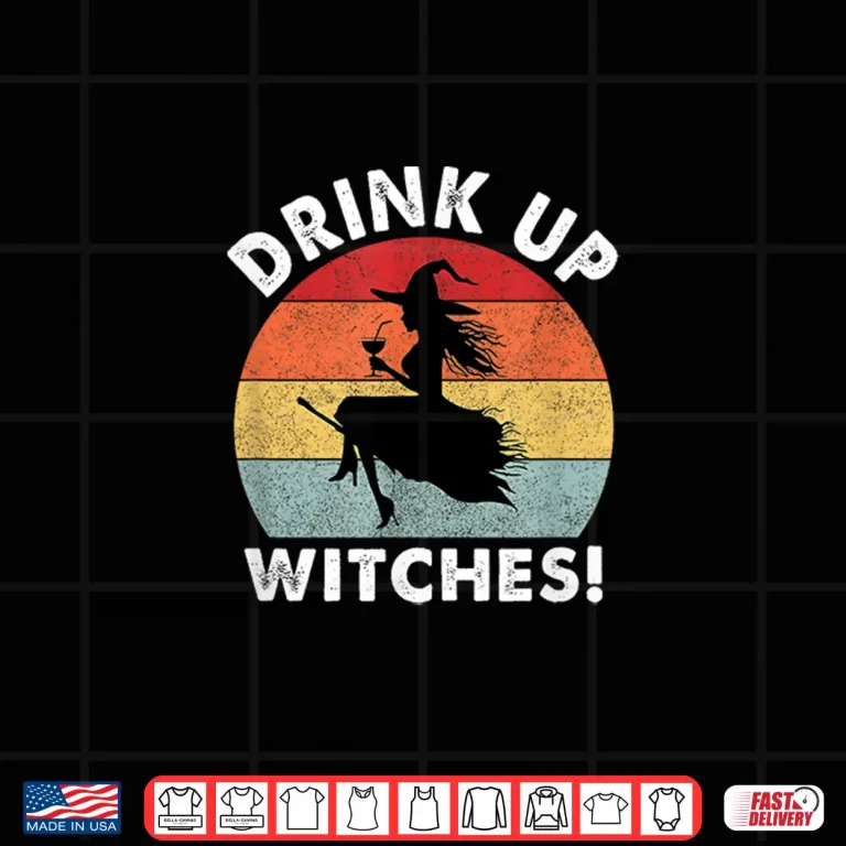 Design Bartender Halloween Drink Up Witches Spooky Shirt