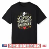 Cupids Favorite Bartender Funny Valentines Day Shirt