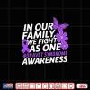 We Fight As One Purple Ribbon Dravet Syndrome Awareness Shirt