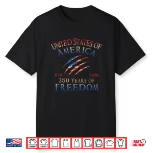 America 250Th Anniversary Celebrate 250 Years Of Freedom Shirt