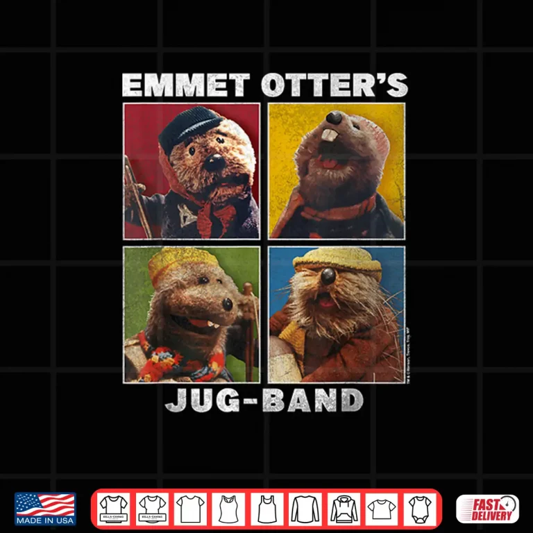 Design Emmet Otter Jug Band Squared Nostalgic Character Shirt