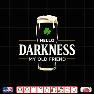 Design Hello Darkness My Old Friend Vitamin G Funny Quote Shirt