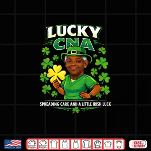 Design Lucky CNA Saint Patricks Day Caregiver Irish Pride Shirt