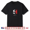 Sh Logo Minimal Streetwear Graphic Premium Tri Blend Shirt