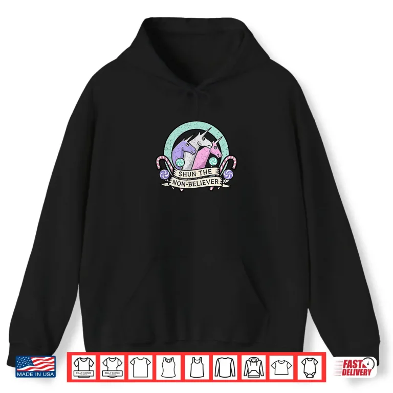 Hoodie Shun The Non Believer Funny Charlie Unicorn Meme Shirt 1