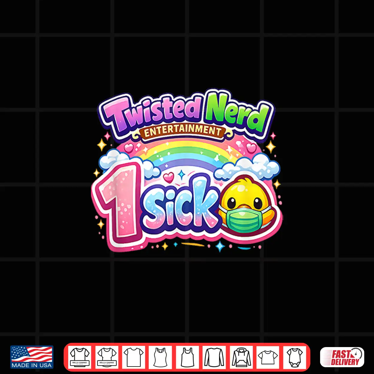 Tne One Sick Duck Quirky Streetwear Graphic Shirt Tne One Sick Duck Quirky Streetwear Graphic Shirt