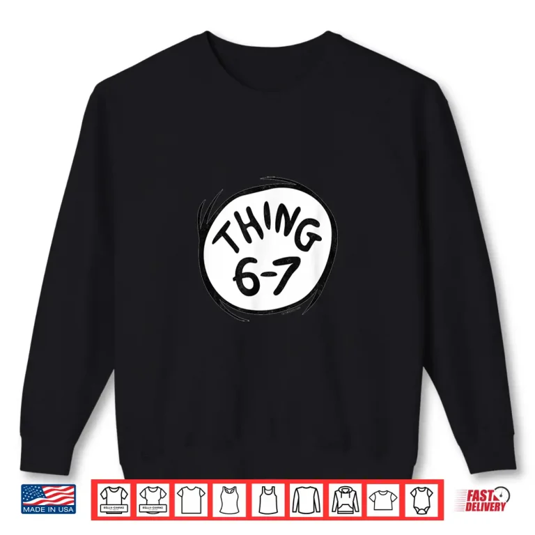Sweatshirt The Cat In The Hat Signature Collection Thing 6 7 Shirt