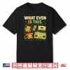 What Even Is This Vintage 80S 90S Tech Humor Funny Shirt