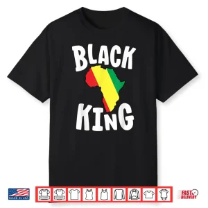 Black King Shirts For Boys Black History Month Africa Pride Shirt