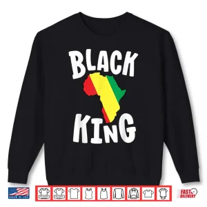 Sweatshirt Black King Shirts For Boys Black History Month Africa Pride Shirt 1