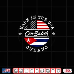 Design Cuban American Pride Heritage Roots Graphic Shirt