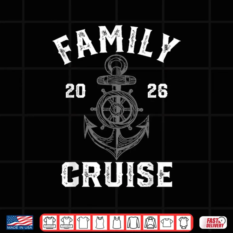 Design Cruise Squad 2026 Family Group Matching Cruising Vacation Shirt 1