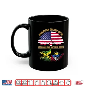 Mug Heritage American Grown With Jamaican Antiguan Roots Shirt